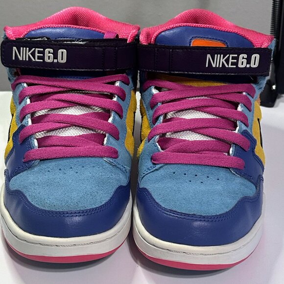 Nike 6.0 Mogan Mid 2 Sneakers β Size 9 β Rare 2009 Colorway - Picture 4 of 11
